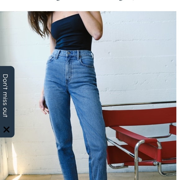 Abercrombie & Fitch Ultra High Rise Classic 90s Women's Jeans - Picture 1 of 7